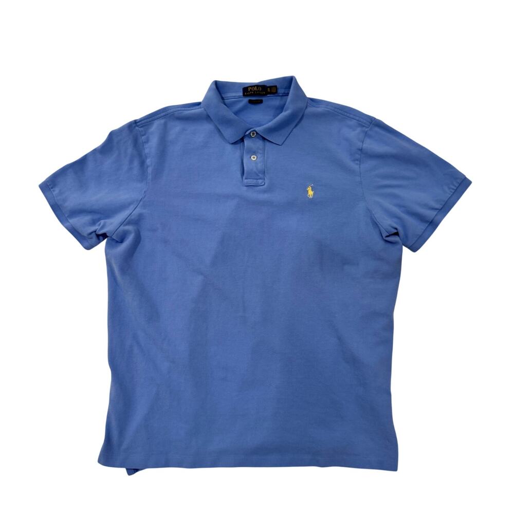 Polo Ralph Lauren Men’s XL Classic Fit Polo Light Blue Preppy Quiet Luxury